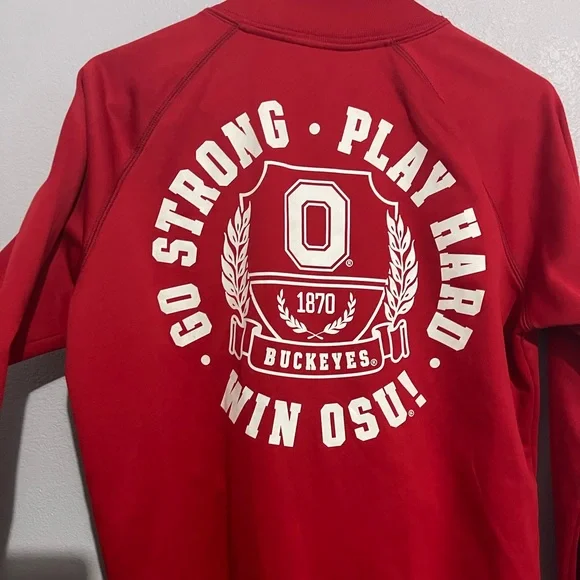 Pink collection by Victoria’s secret red zip up sweatshirt. NWOT - Picture 4 of 6